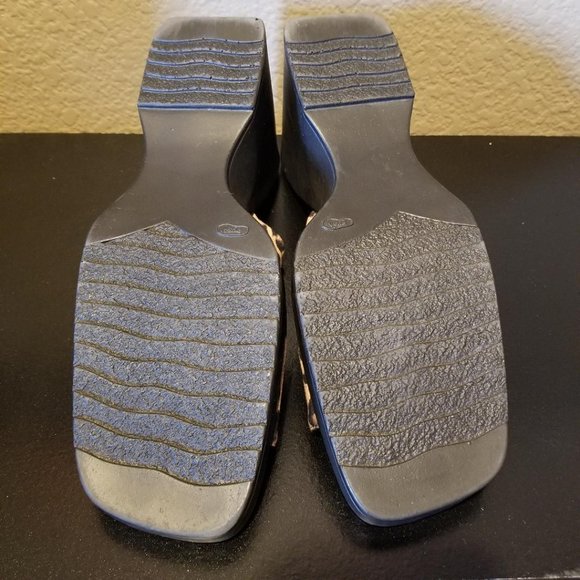 Womens Andiamo Leopard Sandal High Heel Shoe Size 10 Leopard Print Sandal - Picture 7 of 8